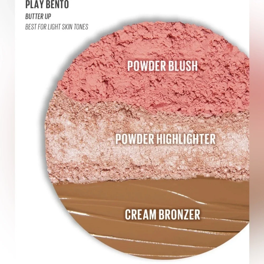NIB Kaja Face Beauty Bronzer, Blush & Highlighter Blush Sculpting Trio